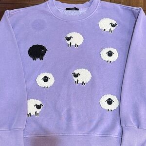 Forever 21 Purple Sheep Sweater